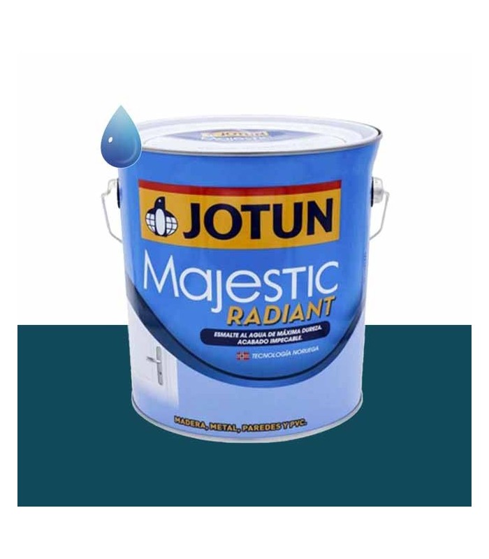 Esmalte brillante al Agua sea turtle para madera y metal Majestic Radiant de Jotun