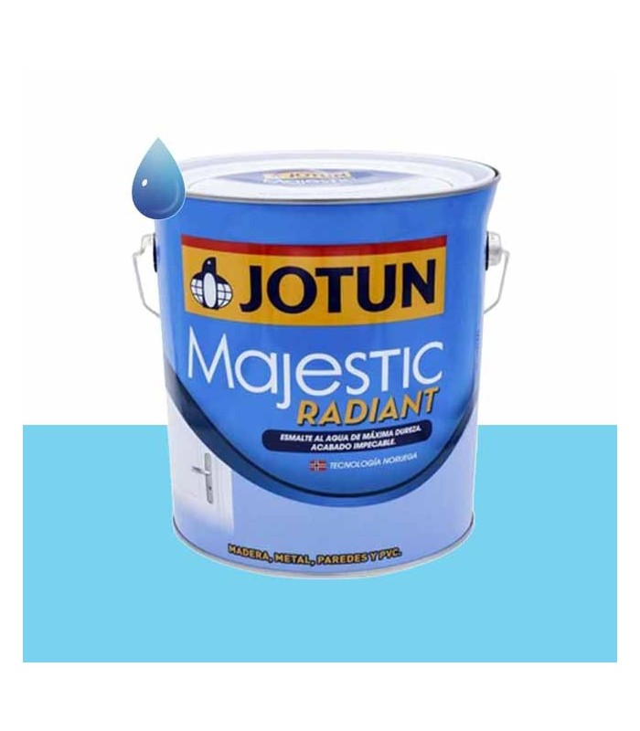 Esmalte brillante al Agua summer breeze para madera y metal Majestic Radiant de Jotun