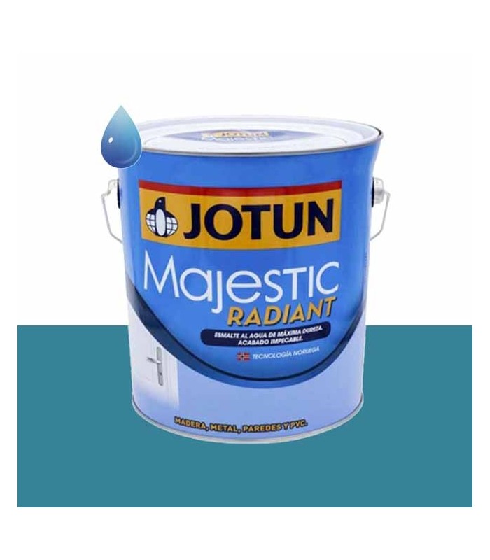 Esmalte brillante al Agua surfer blue para madera y metal Majestic Radiant de Jotun
