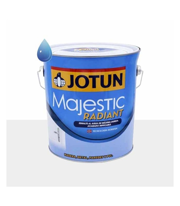 Esmalte brillante al Agua classic white para madera y metal Majestic Radiant de Jotun