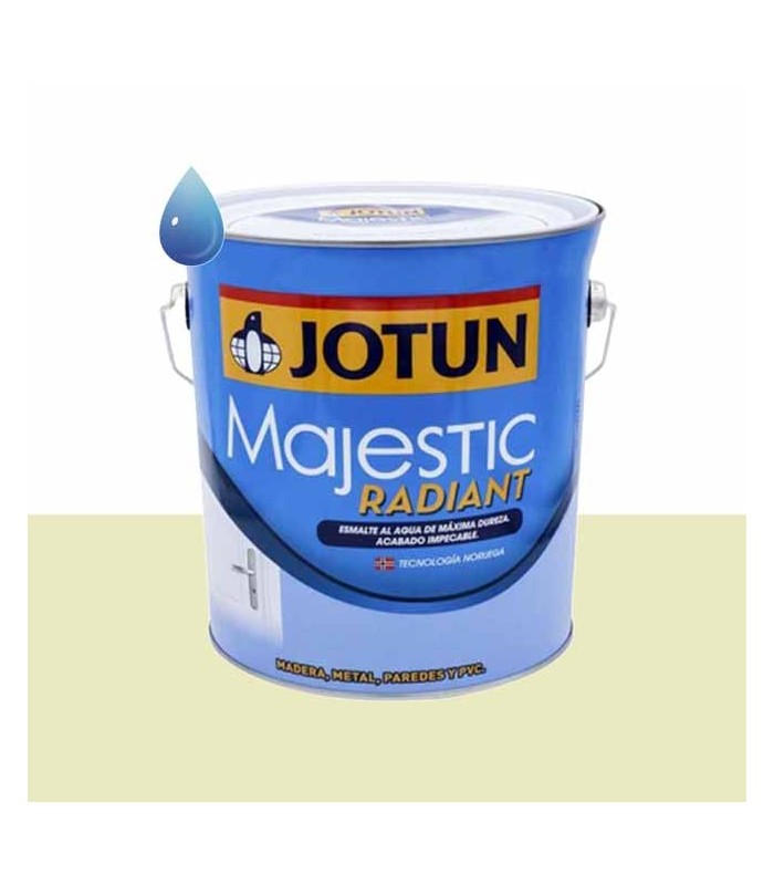 Esmalte brillante al Agua egg white para madera y metal Majestic Radiant de Jotun
