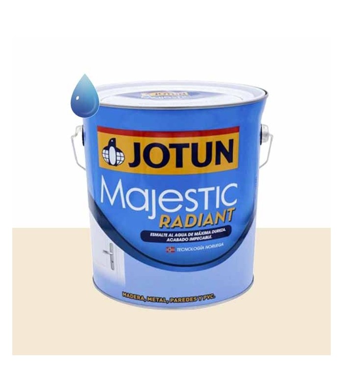 Esmalte brillante al agua white comfort para madera y metal Majestic Radiant de Jotun