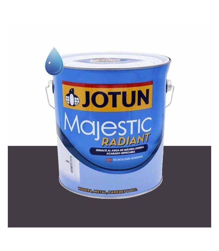 Esmalte brillante al agua blue harmony para madera y metal Majestic Radiant de Jotun