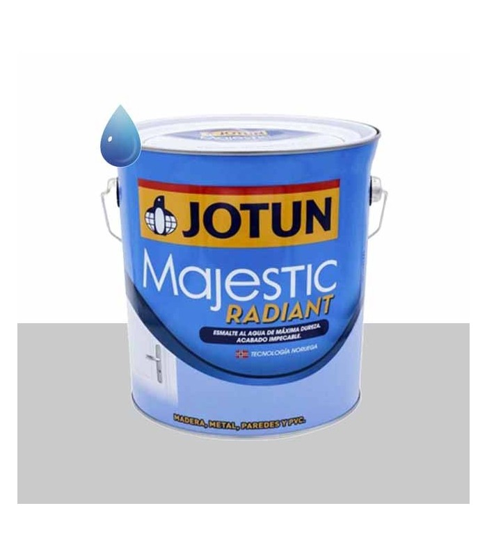 Esmalte brillante al agua rain sky para madera y metal Majestic Radiant de Jotun