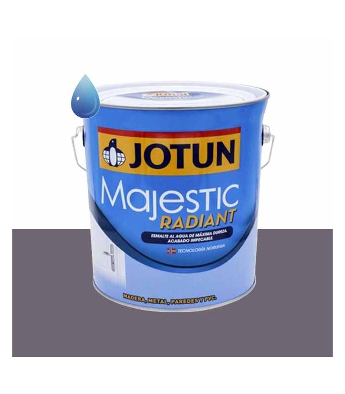 Esmalte brillante al agua warm blue para madera y metal Majestic Radiant de Jotun