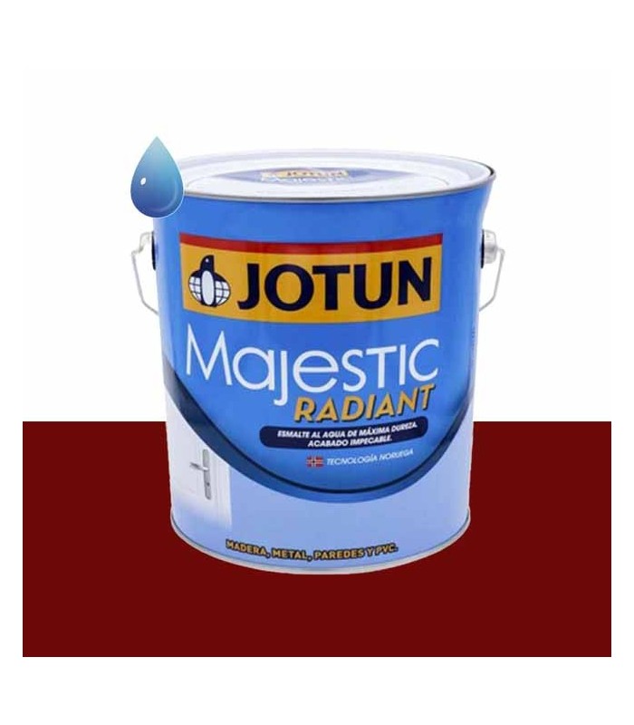 Esmalte brillante al agua hibiscus para madera y metal Majestic Radiant de Jotun