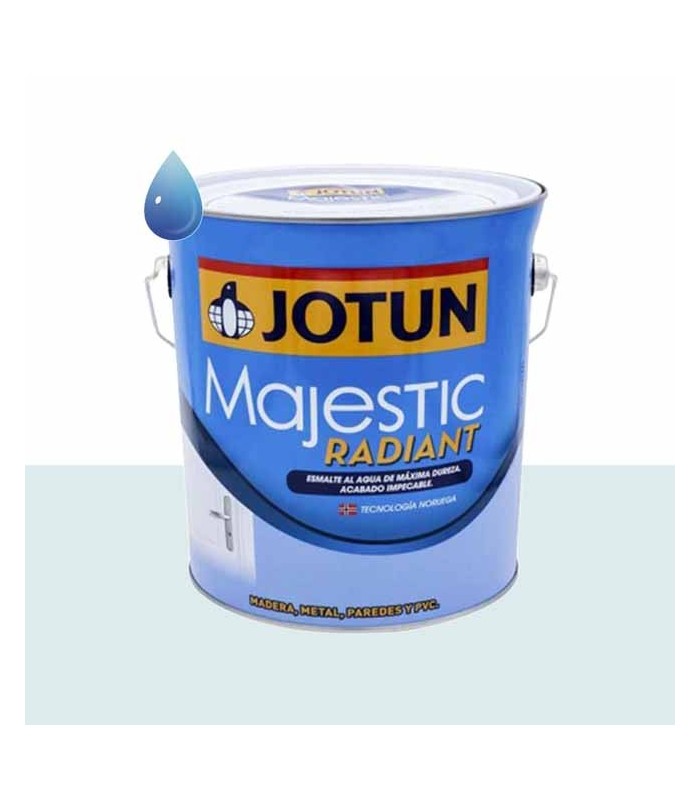 Esmalte brillante al agua svalbard sea para madera y metal Majestic Radiant de Jotun