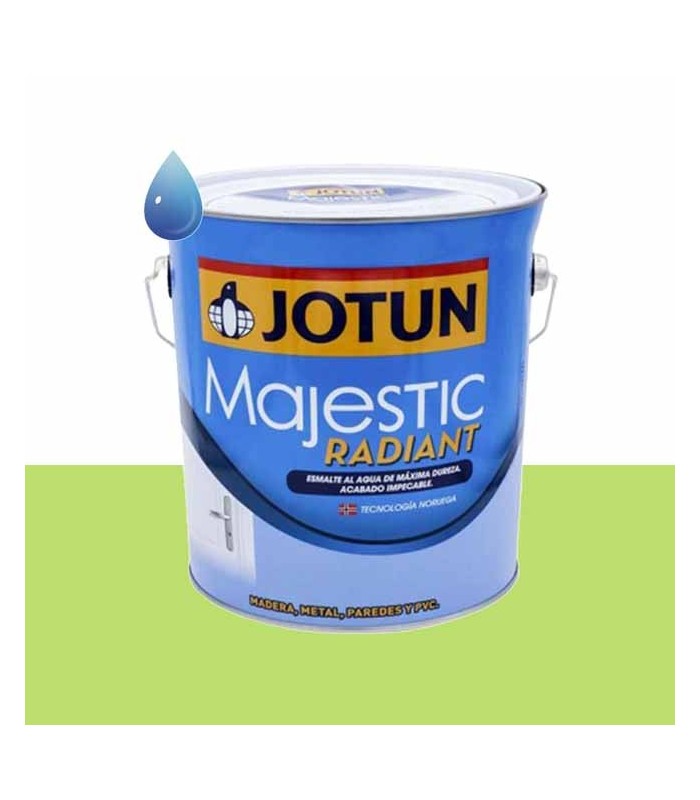 Esmalte brillante al agua winter willow para madera y metal Majestic Radiant de Jotun