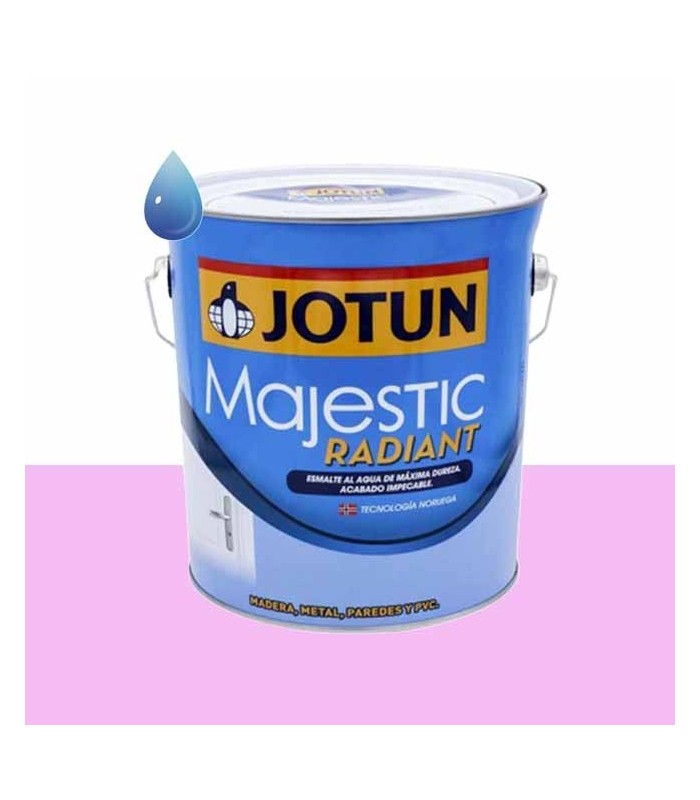 Esmalte brillante al agua soft lilac para madera y metal Majestic Radiant de Jotun