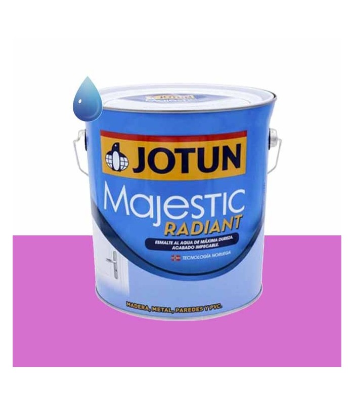 Esmalte brillante al agua violet dreams para madera y metal Majestic Radiant de Jotun