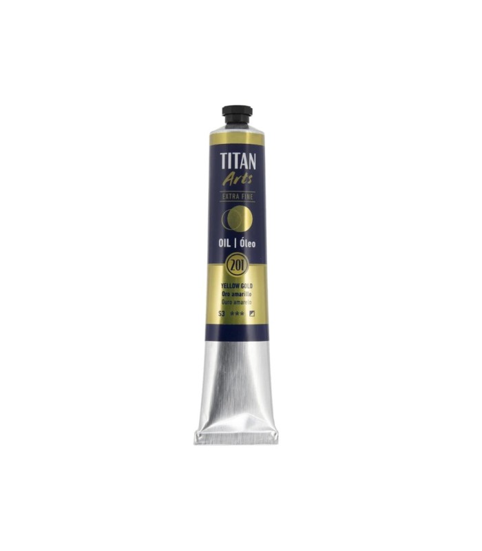 Tubo de óleo Titan Extra Fino amarillo oro