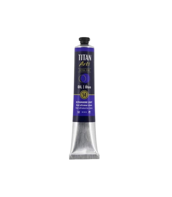 Tubo de óleo Titan Extra Fino azul ultramarino claro