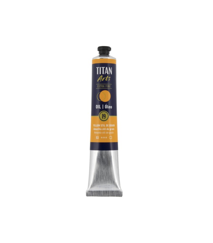 Tubo de óleo Titan Extra Fino amarillo