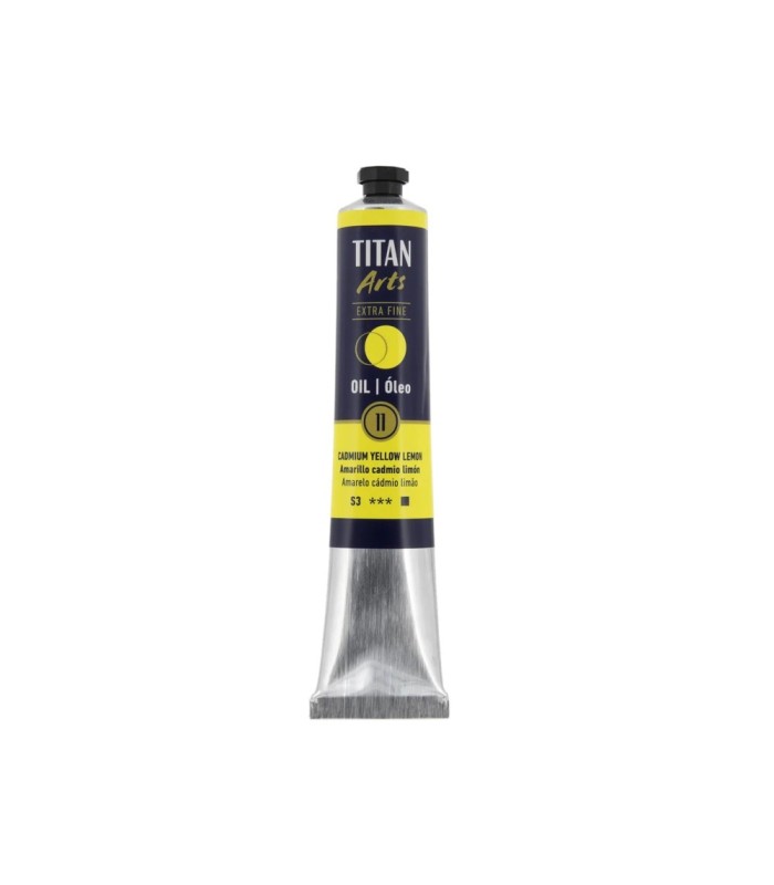 Tubo de óleo Titan Extra Fino amarillo cadmio limón