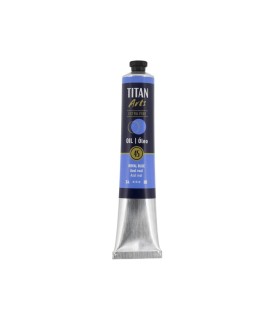 Tubo de óleo Titan Extra Fino azul real