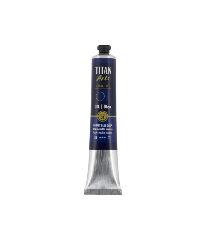 Tubo de óleo Titan Extra Fino azul cobalto oscuro