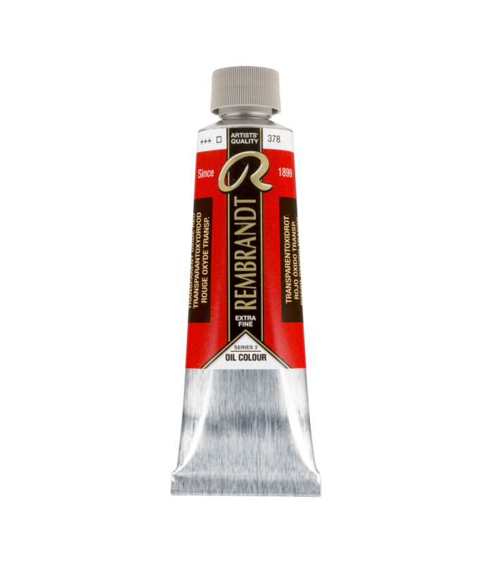 Tubos de oleo rojo óxido transparente Rembrandt TALENS