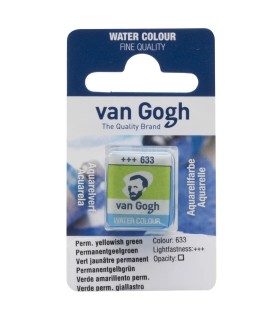 Medio Godets acuarela Van Gogh verde amarillento permanente