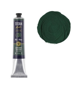 Tubo de óleo Titan Extra Fino gama color verde tierra
