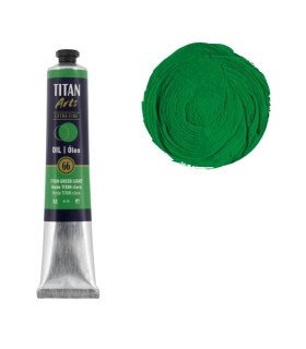 Tubo de óleo Titan Extra Fino gama color verde titan claro