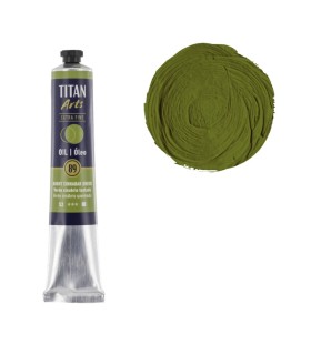 Tubo de óleo Titan Extra Fino gama color verde cinabrio tostado