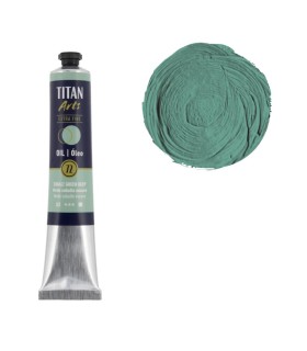 Tubo de óleo Titan Extra Fino gama color verde cobalto oscuro
