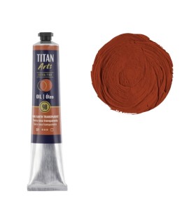 Tubo de óleo Titan Extra Fino gama color tierra rosa transparente