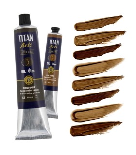 Tubos óleo Titan extra fino gama color tierra