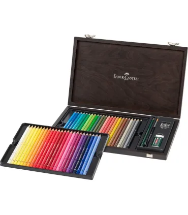 Estuche de madera con 48 lápices acuarelables Albrecht Dürer