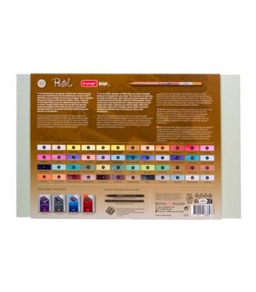 Caja 48 lápices pastel Bruynzeel