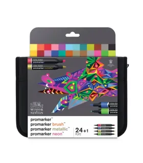 Estuche 24 rotuladores Promarker