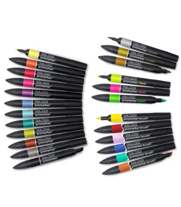 Estuche 24 rotuladores Promarker