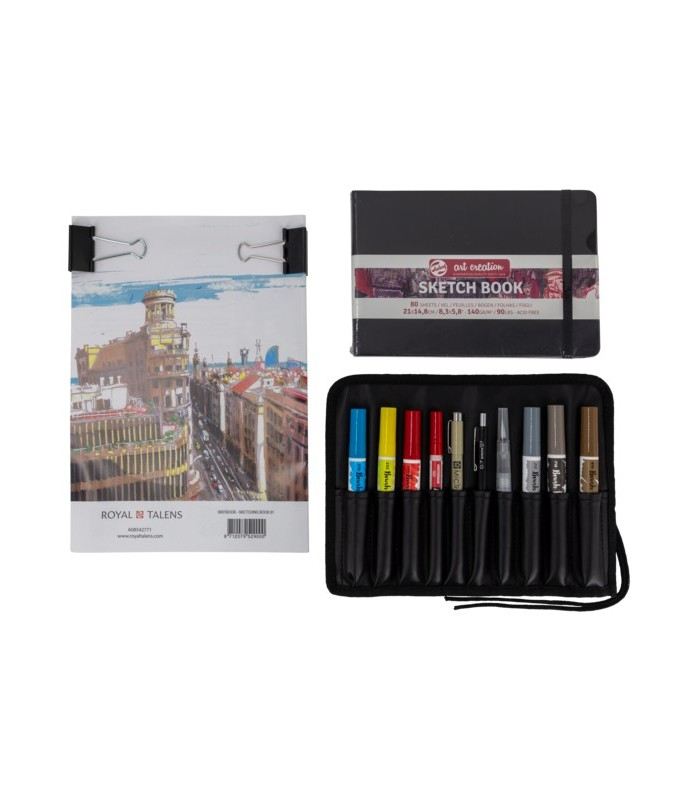 Set urban sketching