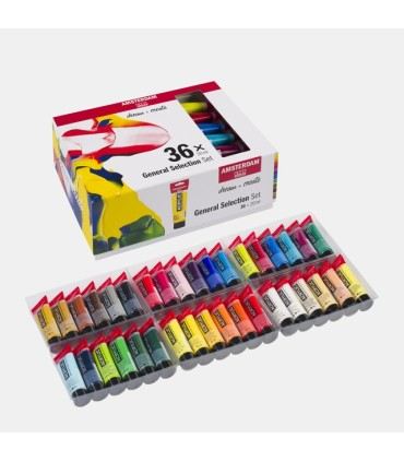 Set 36 acrílicos Amsterdam x 20 ml