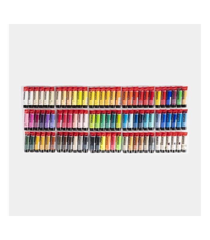 Set de 90 acrílicos Amsterdam x 20 ml