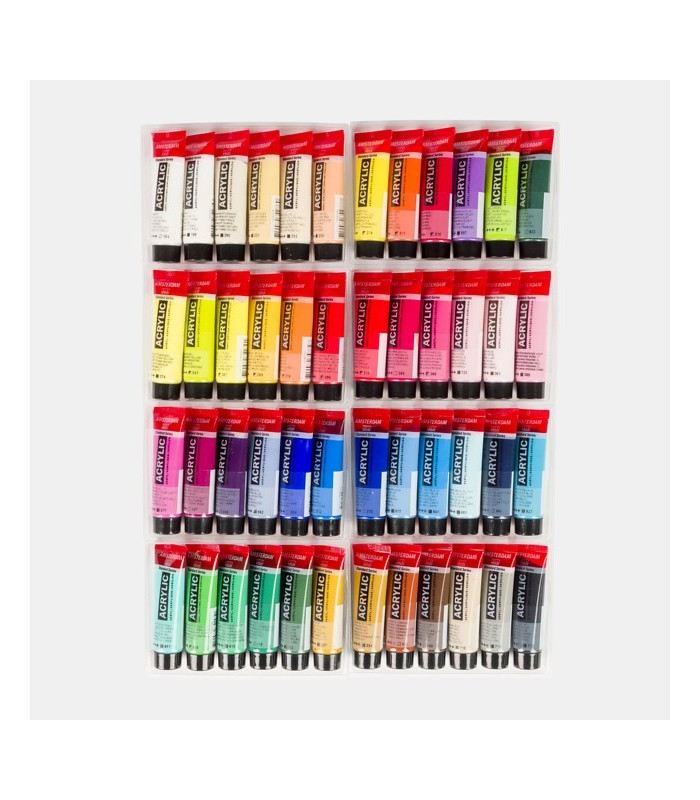 Set de 48 acrílicos Amsterdam x 20 ml