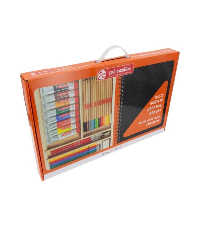 Set creativo acrílico Basic 118 piezas Artcreation