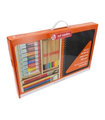 Set creativo acrílico Basic 118 piezas Artcreation