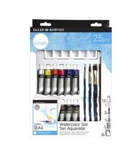 Set acuarela 25 piezas Daler Rowney