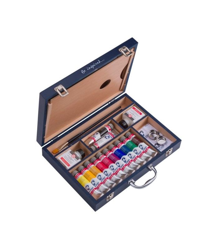 Caja acrílico Starter XL Van Gogh 12 uds x 40 ml + accesorios