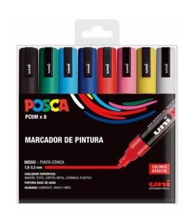 Estuche PC-5M 8 colores basic Posca