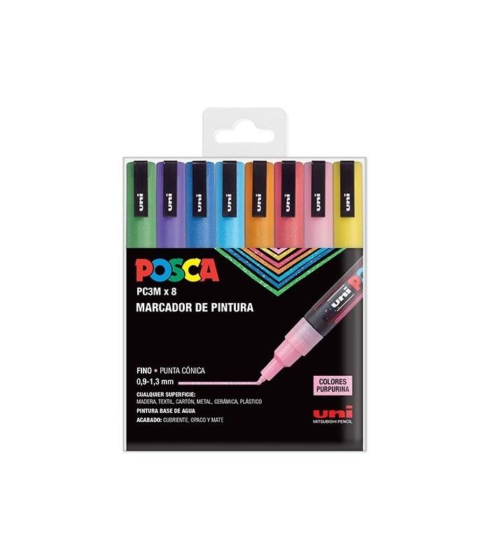 Estuche PC-3M 8 colores basic Posca