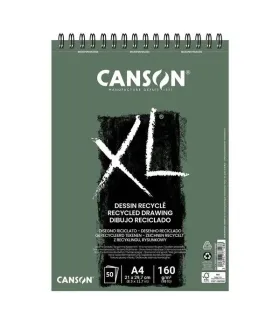 Bloc XL Papel de dibujo Reciclado Canson A4 (21x29,7) 160 gr.