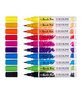 Ecoline Brush Pen estuche Colores Primarios - 10 colores