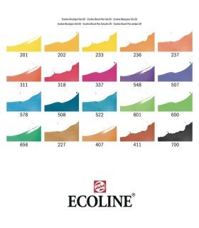 Ecoline Brush Pen estuche paisaje - 20 colores