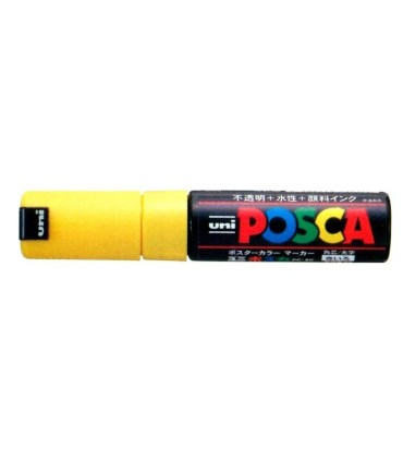 Rotulador POSCA PC-8K Uni punta GRUESA biselada de 8 mm