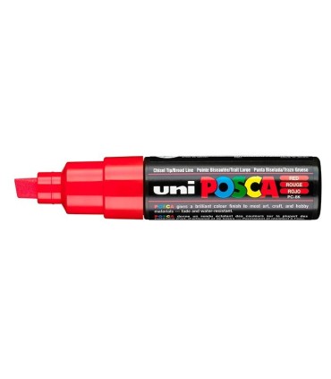 Rotulador POSCA PC-8K Uni punta GRUESA biselada de 8 mm