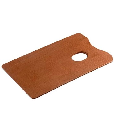 Paleta de madera rectangular Talens sin barnizar