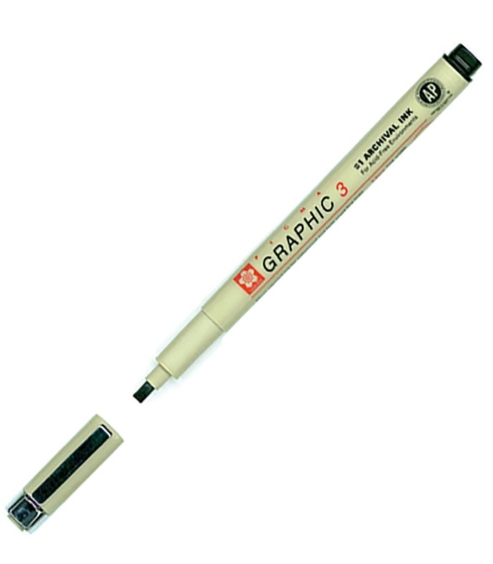 Rotulador negro Pigma Graphic Sakura