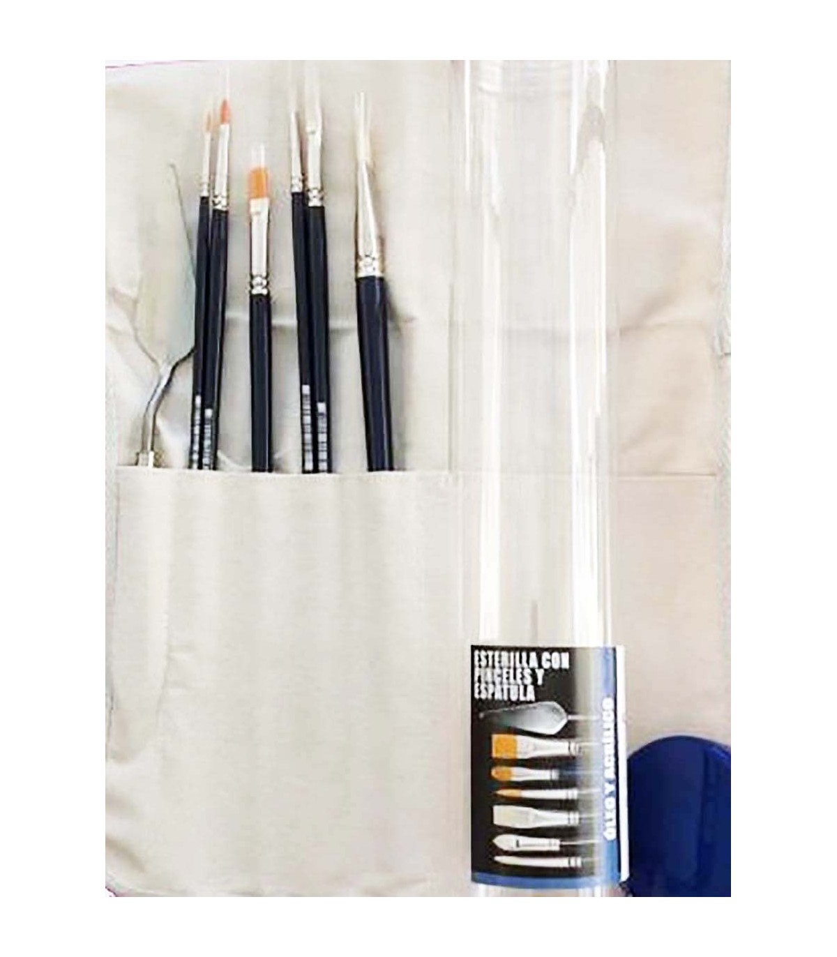 Tubo pinceles, espátula y porta pinceles para óleo y acrílico Van Gogh